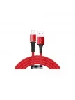 Baseus CATGH-H09 Halo Type-C 40W Flash Şarj USB Şarj Kablosu 2 mt Kırmızı